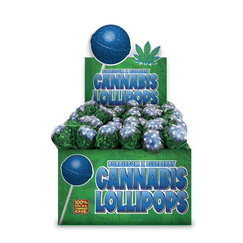 chupas de Cannabis Bublegum x Blueberry (Lollipops) Doctor CBD | Comprar CBD Portugal