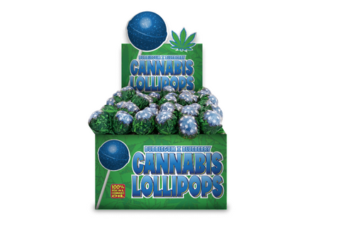 chupas de Cannabis Bublegum x Blueberry (Lollipops)