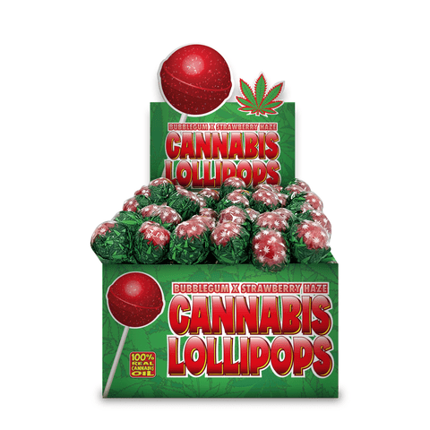 Chupas de cannabis Bublegum x Strawberry haze Doctor CBD | Comprar CBD Portugal