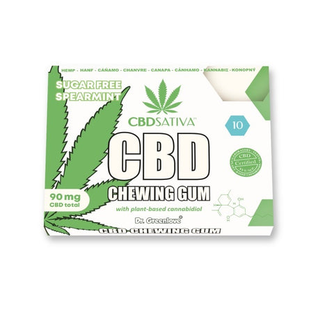 CBD Chewing Gum 90 mg (caixa, 9 unidades) Doctor CBD | Comprar CBD Portugal